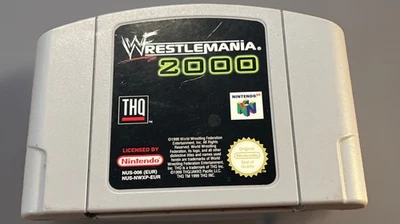 Nintendo 64 WWF Wrestlemania 2000 Retro Game - Image 1 of 4
