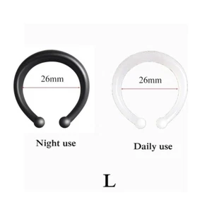 Men Foreskin Correction Hinder Ring Penis Training Sleeve Time Delay 2pcs - Picture 1 of 6