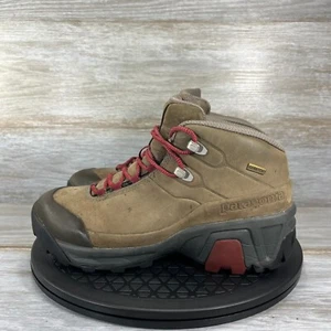 Patagonia Women's P26 Henna Brown Cranberry Leather Gore-Tex Hiking Boots Size 8 - Picture 1 of 9