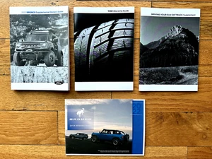 2022 Ford Bronco Supplemental Owners Manual Guide Set  OEM   FREE US SHIPPING - Picture 1 of 1