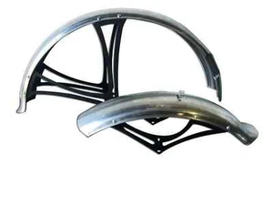 26"x4.0" Bicycle Fender Set Fat Tires Beach Cruiser Front and Back Fenders Set - Picture 1 of 1