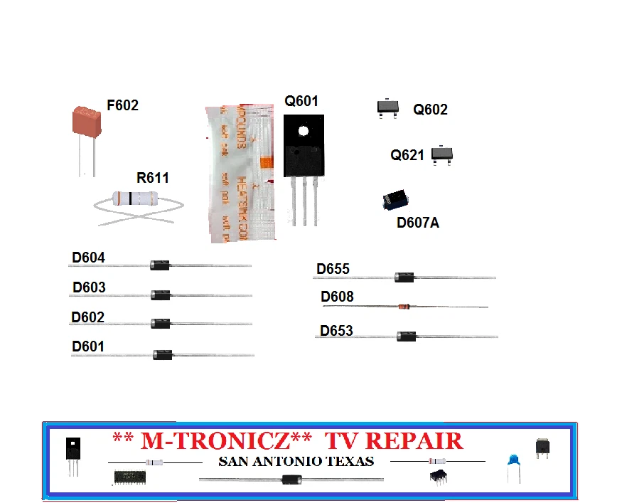 MAGNAVOX    A4G25MPW-001    POWER SUPPLY    REPAIR KIT - Image 1 of 1