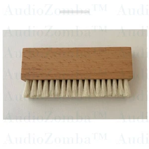 VINYL RECORD BRUSH DUSTGOAT™ GOAT HAIR ANTI-STATIC CLEANING & DUST REMOVAL  - Picture 1 of 7