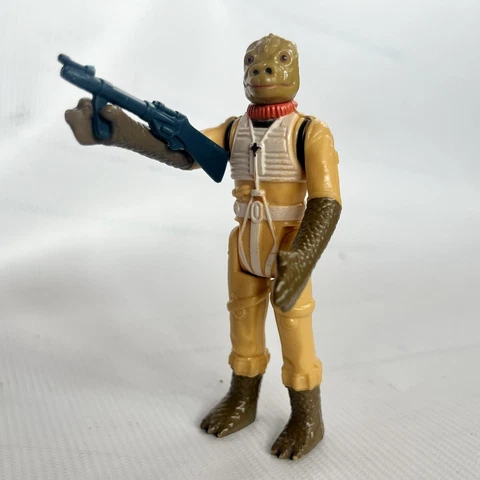 Bossk Action Figure Vtg 1980 LFL Star Wars Complete Original Rifle Blaster Cover