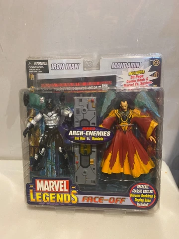 Marvel Legends Face Off Series 2 Iron Man War Machine vs. Mandarin  new Cover