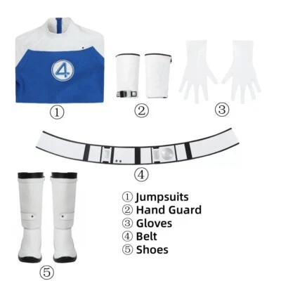 Xcoser фантастическая четверка: первые шаги человека факел косплей боди костюм комплект - Изображение 1 из 4