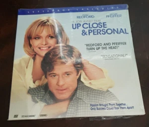 Sealed Laserdisc Up Close And Personal Letterboxed NIB NEW Redford Pfeiffer U1 - Foto 1 di 21