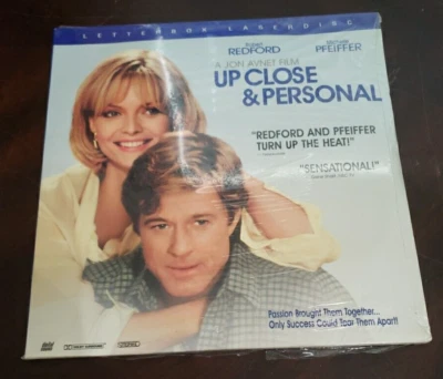 Sealed Laserdisc Up Close And Personal Letterboxed NIB NEW Redford Pfeiffer U1 - Image 1 of 4