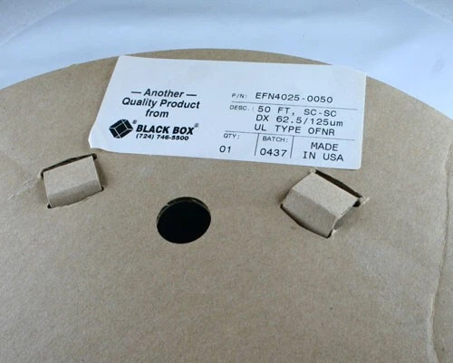 EFN4025-0050 CABLE CAJA NEGRA FIBRA ÓPTICA Foto 1 de 1