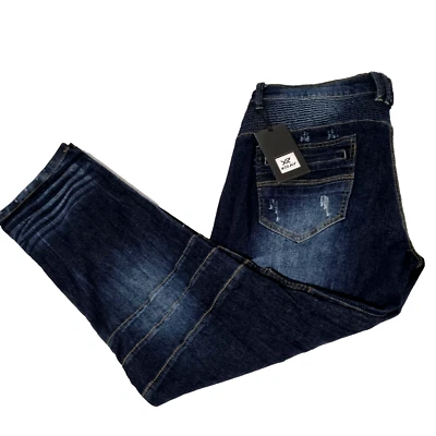 XR X Ray Jeans Indigo Blue Denim Stretch Fabric Regular Fit Men Size 34 W34 L30 - Image 1 of 4