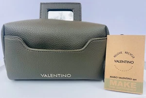 Valentino by Mario Valentino Spa collection Pouch With Mirror. New. Green - Picture 1 of 10