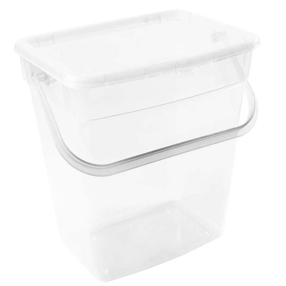 Contenitore detersivi Plast Team 10L trasparente maniglia 50600802 - Immagine 1 di 1