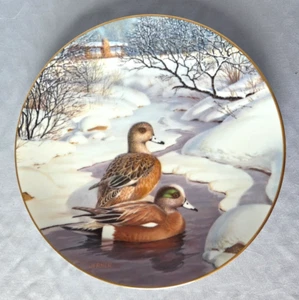 Plato de coleccionista The American Wigeon de Knowles (artista Bart Jerner) - Imagen 1 de 3