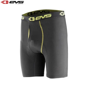 Pantalones Cortos de Compresión EVS TUG ADULTO Moto Boxer Negros Motorcross MX Downhill - Imagen 1 de 1