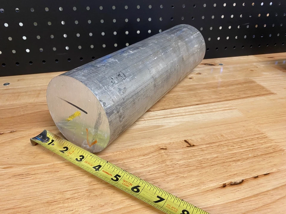 3-7/8" 6061-T6 Aluminum Round Bar Stock 12" LENGTH Foto 1 de 2