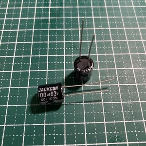 5pcs 100UF 63V 105C Capacitor *USA SHIP* - Picture 1 of 4
