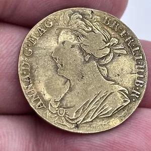 1702 Queen Anne Schlacht von Vigo Bay. Großbritannien/Deutschland. Echte Messing Medaille/Medaille - Bild 1 von 5