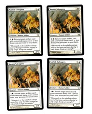 4x Auriok Salvagers EX Fifth Dawn Mtg Magic EDH 4x x4