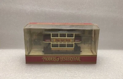 Matchbox Models of Yesteryear Y15-D 1920 Preston Type Tram Zebra Unbespielt - Bild 1 von 4