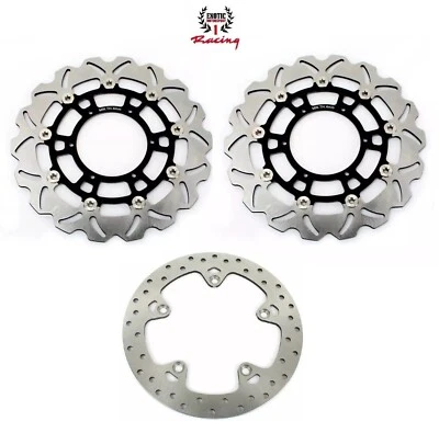 Front Rear Brake Rotors For BMW  F800GS 08-18 F 800 GS Adv 13-17 F700GS 13-17 - Image 1 of 4