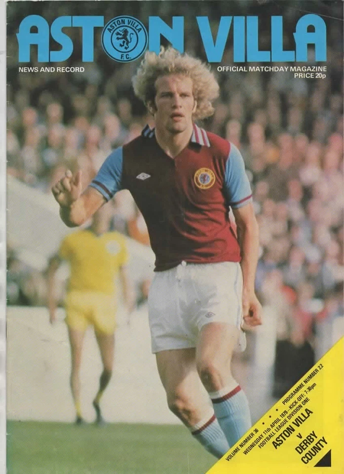 Apr 79 ASTON VILLA v DERBY COUNTY - Image 1 of 1