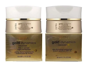 Jafra Gold Dynamics Skin Boosting Moisturizer Broad Spectrum SPF 15 & Night 2Pcs - Picture 1 of 6