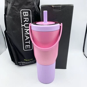 Brumate Cotton Candy Glitzer Rosa 35oz Resa Auslaufsicher Strohhalm Becher NEU - Bild 1 von 13
