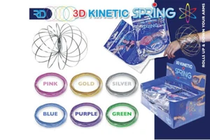 3D Kinetic Sculpture & Interactive Spring Toy Assorted colours - Picture 1 of 13