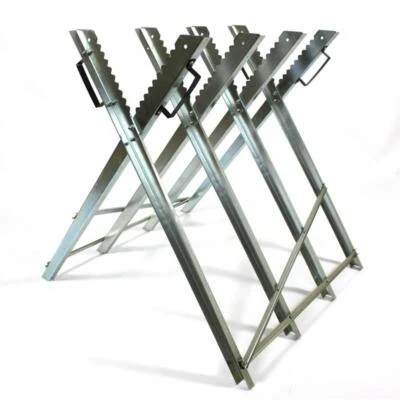 Sägebock Metall Brennholz Holzbock Holzsägebock klappbar Sägehilfe Kettensäge - Bild 1 von 4