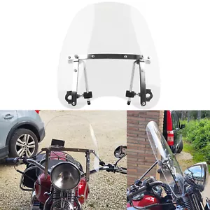 Manillar de 18"x16" apto para parabrisas 7/8" 1" para Harley Davidson Heritage Softtail - Imagen 1 de 12