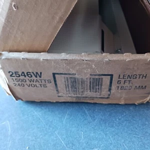 Marley 2546W 1500W 240V 6Ft Electric Baseboard Heater Wire Heater on Either End - Picture 1 of 6