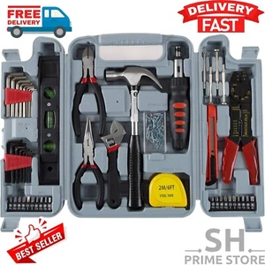130Pcs Mechanics Tool Set Kit Hammer, Screwdriver, Wrenches Set Repair Tool Case - Picture 1 of 6