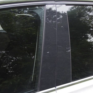 6 postes de pilar de fibra de carbono decoración lateral de ventana aptos para KIA Optima K5 2016-2020 - Imagen 1 de 13