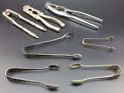 Collection of 3 Vintage Sets of Nutcrackers & 4 Assorted Sugar Tongs Inc EPNS