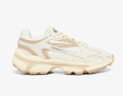 Lacoste L003 2K24 Women's 2025 Sneakers Off White / Light Brown. US Size 6 to 10 - Image 1 of 4