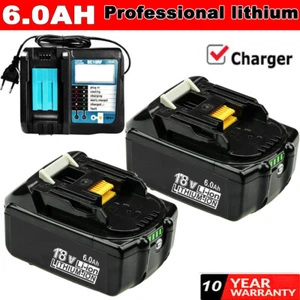 2x 18V/7,0Ah für Makita Akku BL1860B 197422 194204 BL1850 BL1830 Ersatzbatterie - Bild 1 von 26