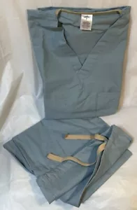 NUOVO!! 3XL AngelStat Scrub reversibile scollo a V TOP + FONDO Medline - verde nebbia - - Foto 1 di 4