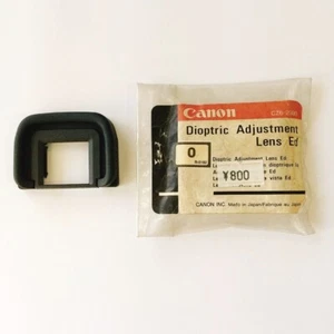 Canon 0 Dioptric Adjustment Eyepiece Lens Ed for EOS 3, 5, 33, 30, 50e,55 - Picture 1 of 9