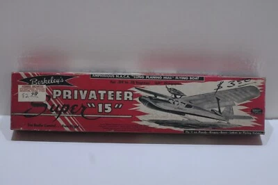 BERKELEY PRIVATEER SUPER 15 R/C KIT AMPHIBIOUS N.A.C.A. FLYING BOAT 60” WINGSPAN - Image 1 of 4