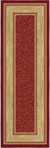 Runner Rug 20" X 59" Brown Area Rugs Indoor/Outdoor Mat Non-Slip Rubber Backing. - Picture 1 of 10