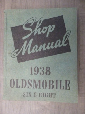 1938 Oldsmobile Shop Manual for Six & Eight SMALL FORMAT - Image 1 of 4