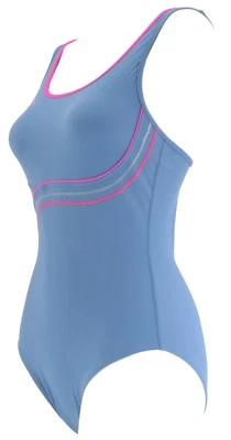 AQUA SPHERE 女士 INSPIRE MANAUS AQUA X POWER ONE PIECE LAP 泳装 US 34  — 第 1/2 张图片