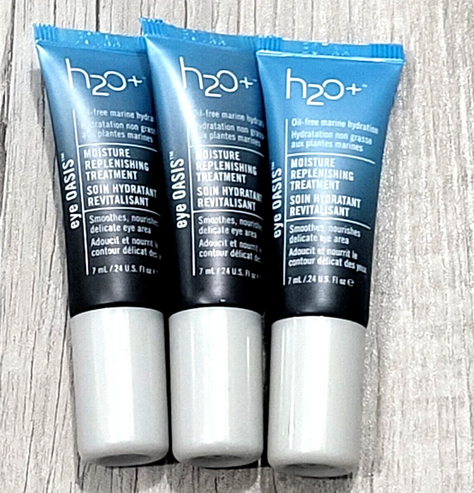 3 piezas - H2O+ Eye Oasis tratamiento ocular reponedor de humedad ~ viaje/mini 0,24 oz Foto 1 de 1