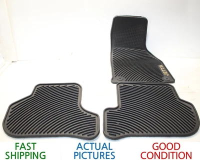 Juego de 3 alfombrillas de goma para todas las estaciones Volkswagen Jetta 2006-2010 OEM Foto 1 de 4