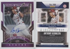 2015 Panini Elite Extra Edition /75 Anthony Hermelyn #110 Auto