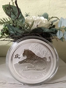 1 Kg Silber Münze Lunar II Tiger 2010 Australien Year Of The Tiger 30$ - Bild 1 von 8