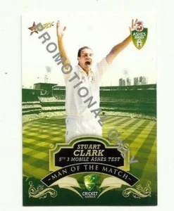 2007 SELECT CRICKET AUSTRALIA STUART CLARK #MTM5 PROMO CARD - Picture 1 of 1
