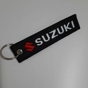 Portachiavi Suzuki Tessuto Nero - Regalo Passione Auto Estetica - Foto 1 di 1