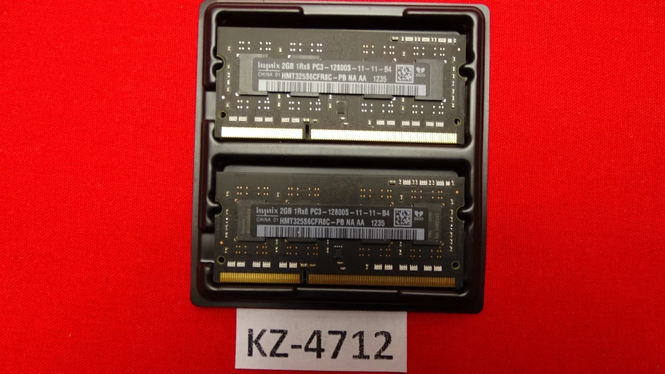 Memory for Apple Mac Model Hynix 4GB 2x2GB DDR3 RAM HMT325S6CFR8C-PB - Image 1 of 2