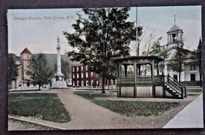 Port Jervis NY View of Orange Square Port Jervis FREE SHIPPING - Bild 1 von 2